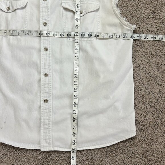 Y2K Biketoberfest 2006 Daytona Beach, FL Men’s Shirt Sleeveless Button Up XL - Picture 6 of 7